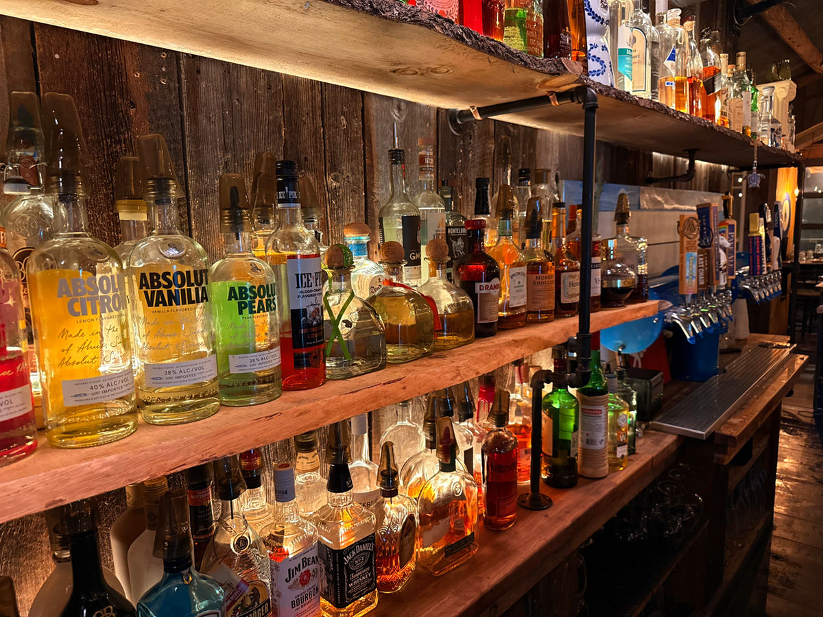 The Yamas back bar